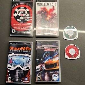 PSP bundle 6 games